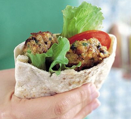 Spicy falafels