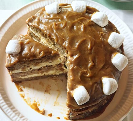 Banoffee marshmallow cake