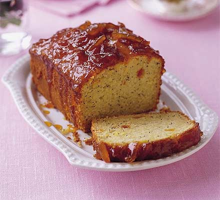 Bitter orange & poppy seed cake