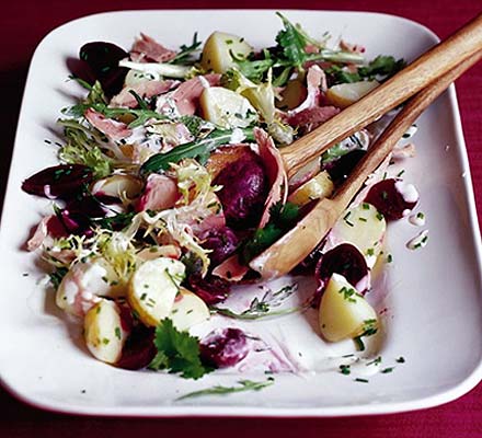 Ham & horseradish salad