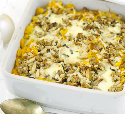 Sweet potato & parsnip bake