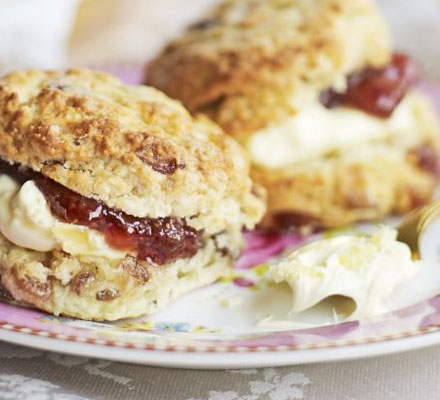 Cherry scones