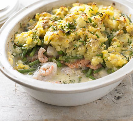 Summer fish pie