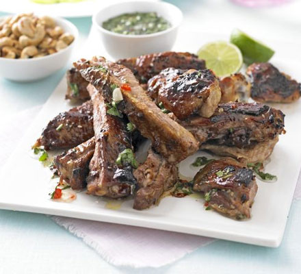 Thai sticky chicken & ribs