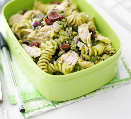 Storecupboard pasta salad