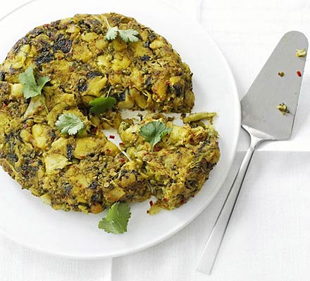 Spiced parsnip bubble & squeak