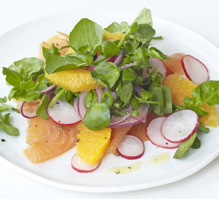 Zingy radish salad