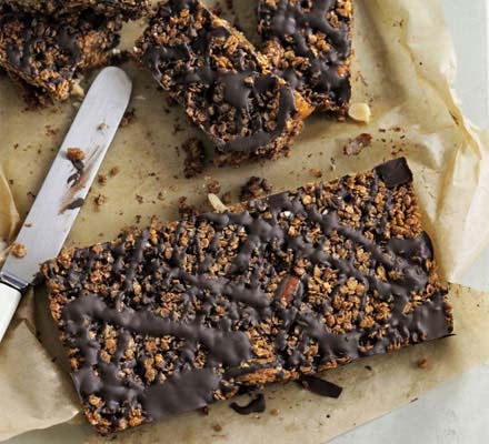 Chocolate flapjacks