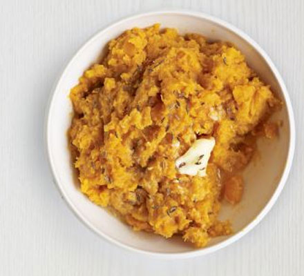 Carrot & sweet potato mash