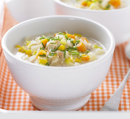 Crab & sweetcorn chowder