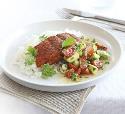 Cajun spiced salmon