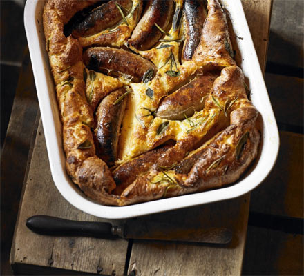 Herby toad in the hole