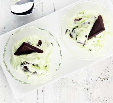 After-dinner mint cream