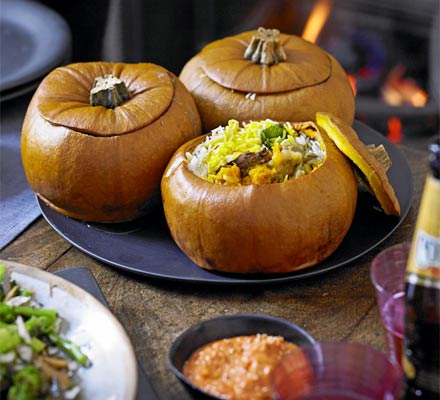 Pumpkin biryani