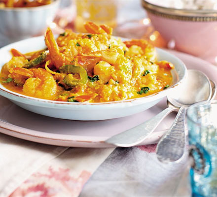 Prawn & coconut curry