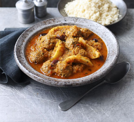 Moroccan meatball tagine with lemon & olives