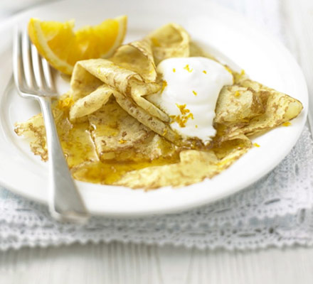 Quick crêpes Suzette