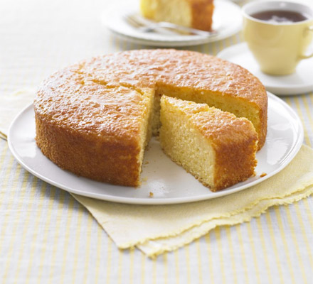 Lighter lemon drizzle cake