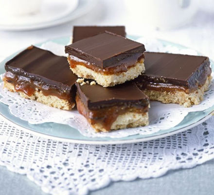 Caramel squares