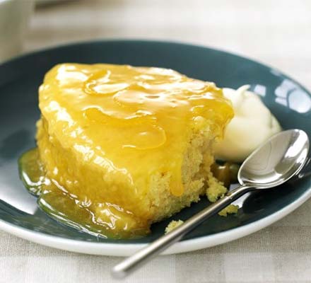 Fastest ever lemon pudding