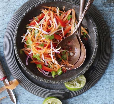 Thai carrot slaw