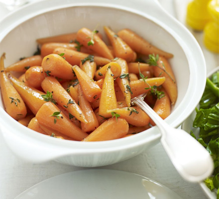 Honey & thyme carrots