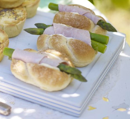 Ham & asparagus subs