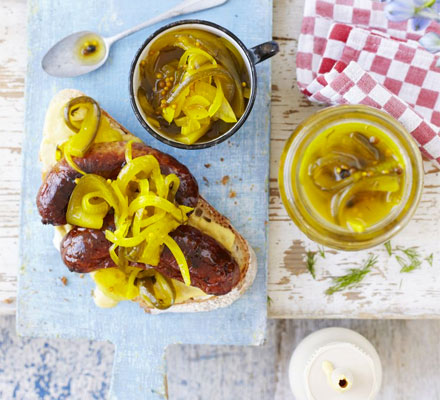 Pickled cucumbers with dill & spice