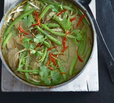 French bean & duck Thai curry