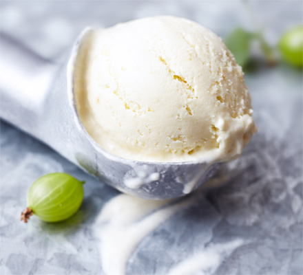 Gooseberry ice cream