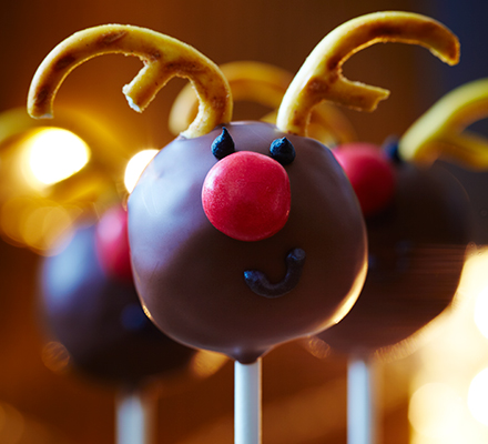 Reindeer cake pops