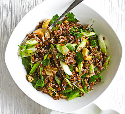 Zingy rice salad