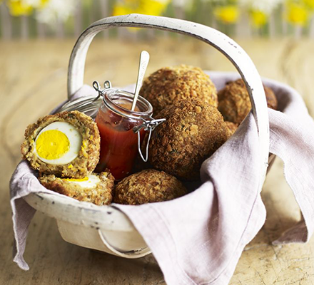 Falafel Scotch eggs