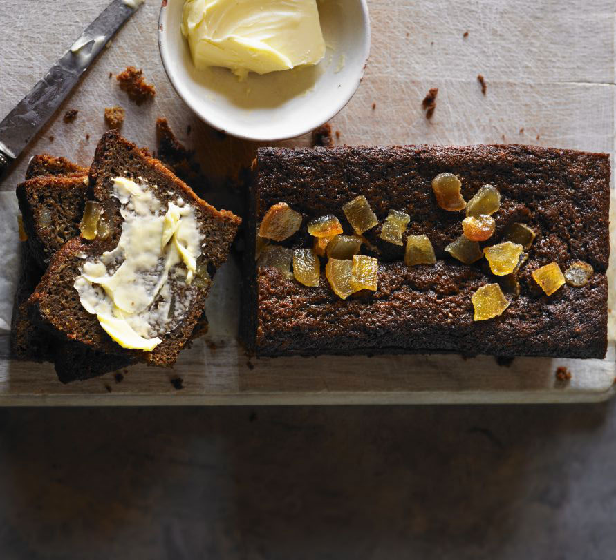 Squidgy pumpkin & ginger loaf