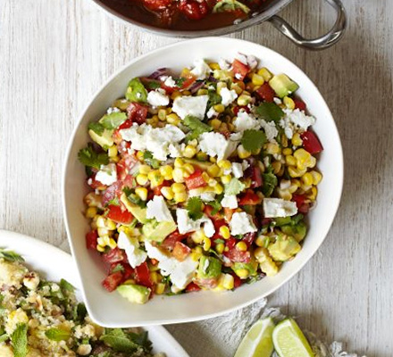 Sweetcorn salsa