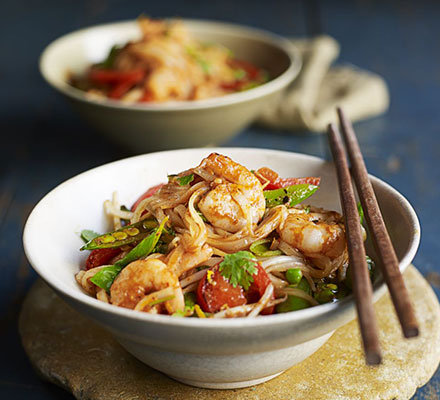 Thai prawn & ginger noodles