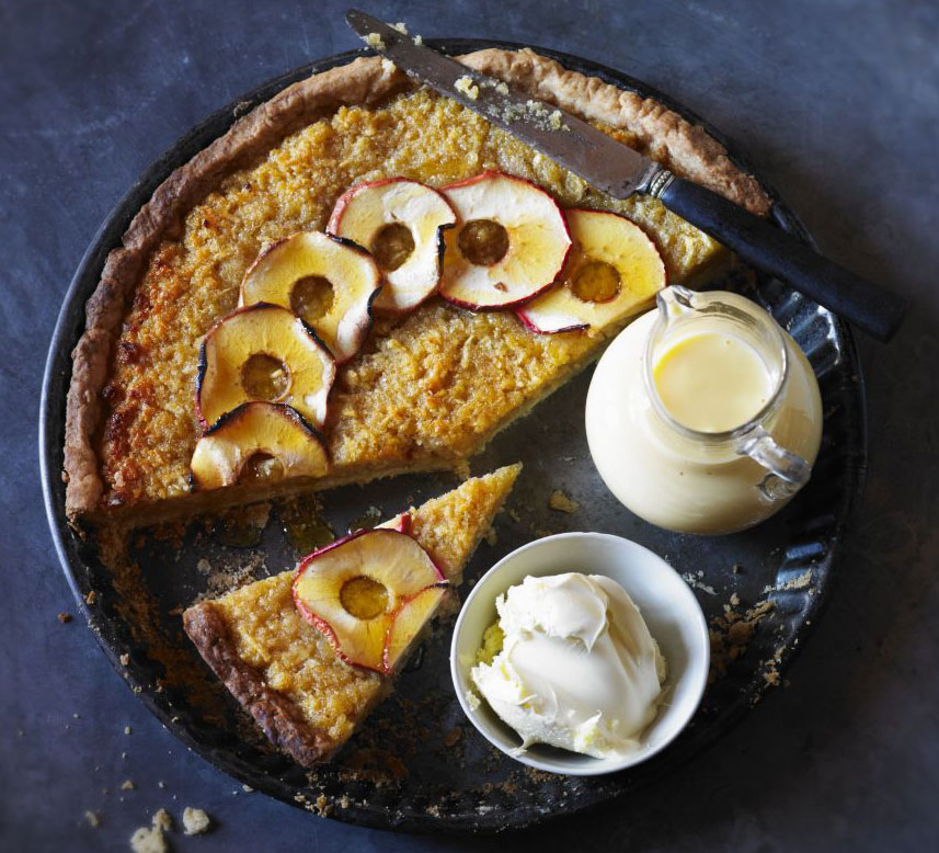 Treacle apple tart